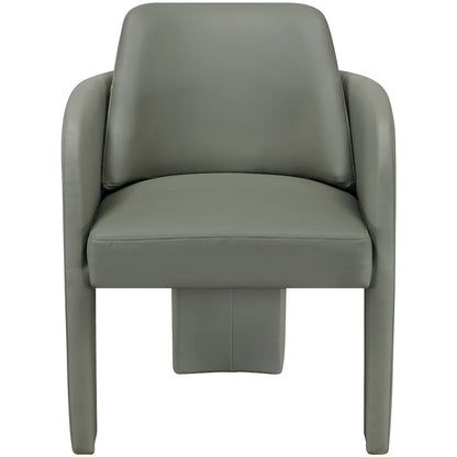 Vanda Olive Vegan Leather Upholstered Dining Chair