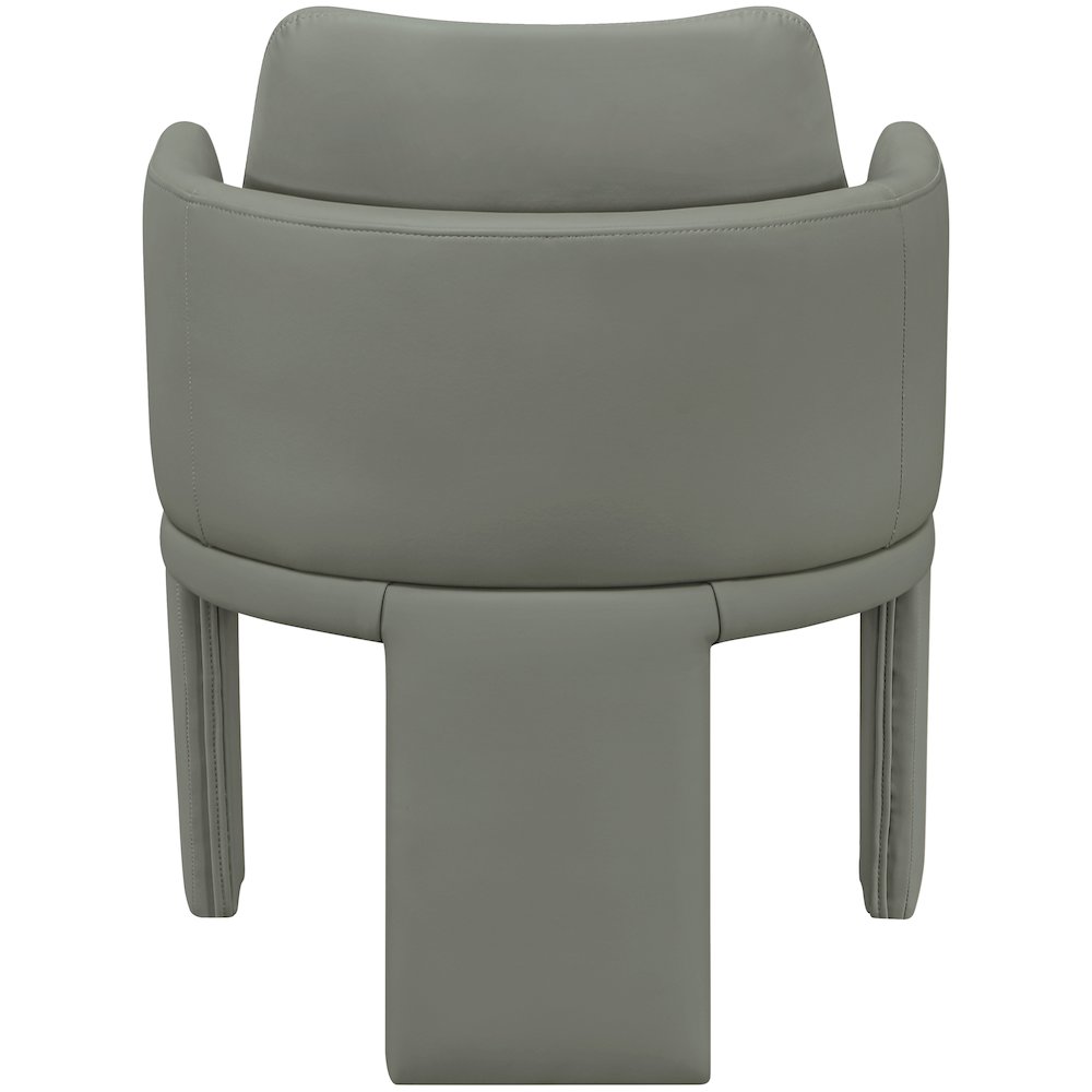 Vanda Olive Vegan Leather Upholstered Dining Chair