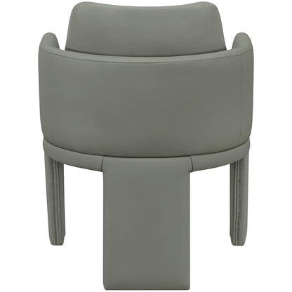 Vanda Olive Vegan Leather Upholstered Dining Chair