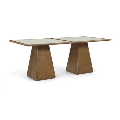 Atrium 78" Brown Wood Dining Table