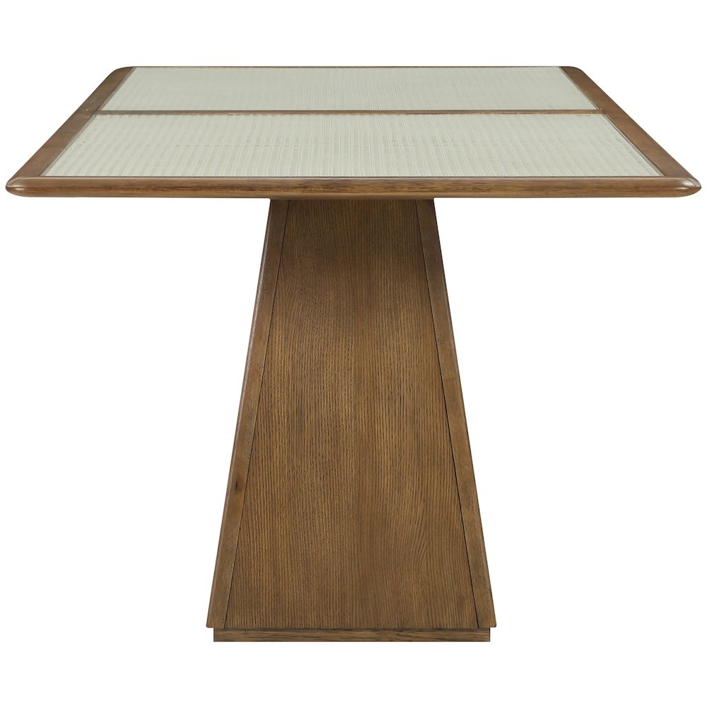 Atrium 78" Brown Wood Dining Table