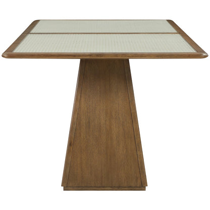 Atrium 78" Brown Wood Dining Table