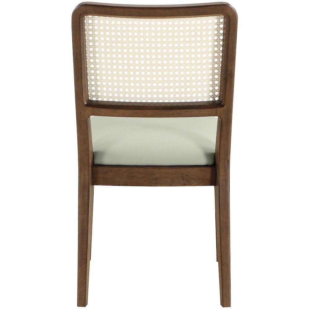 Atrium Mint Vegan Leather Upholstered Dining Chair, Set of 2