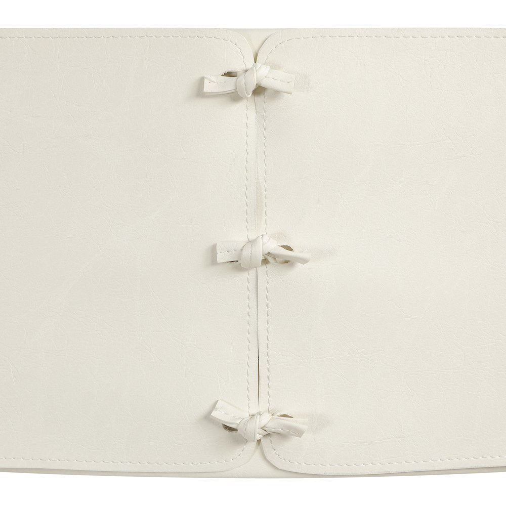 Andie Cream Vegan Leather Upholstered Counter Stool