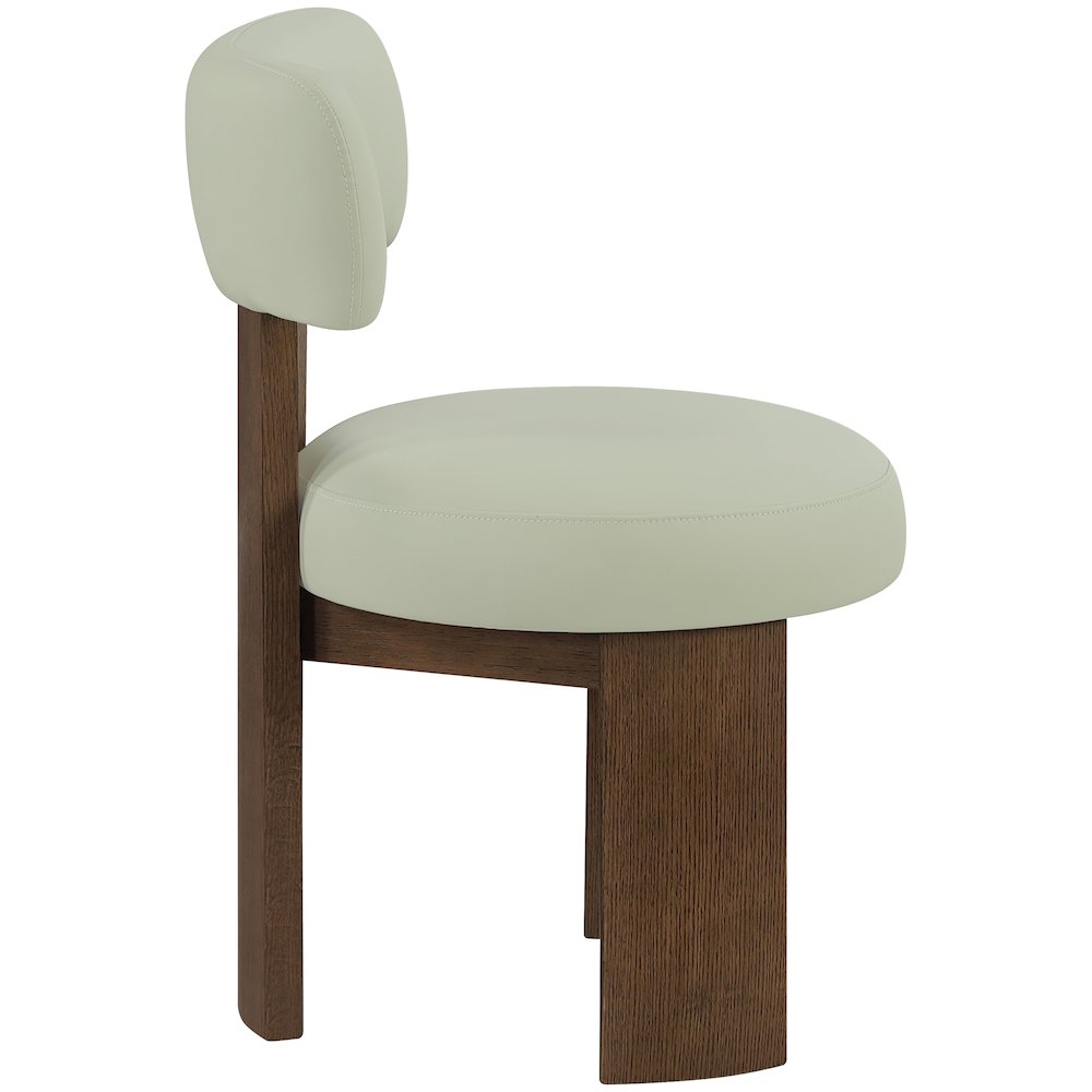 Atelier Mint Vegan Leather Upholstered Dining Chair, Set of 2