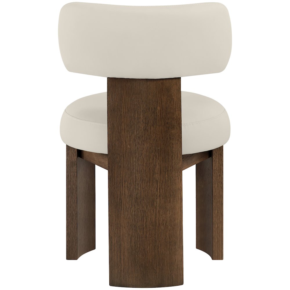 Atelier Taupe Vegan Leather Upholstered Dining Chair, Set of 2
