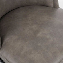 Starlight Canyon Home Vegan Leather Dining Chairs Set of 2, Grey Vegan Leather