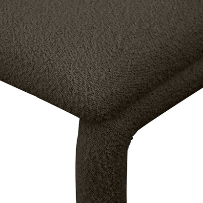 Xena Brown Boucle Fabric Accent/Dining Chair