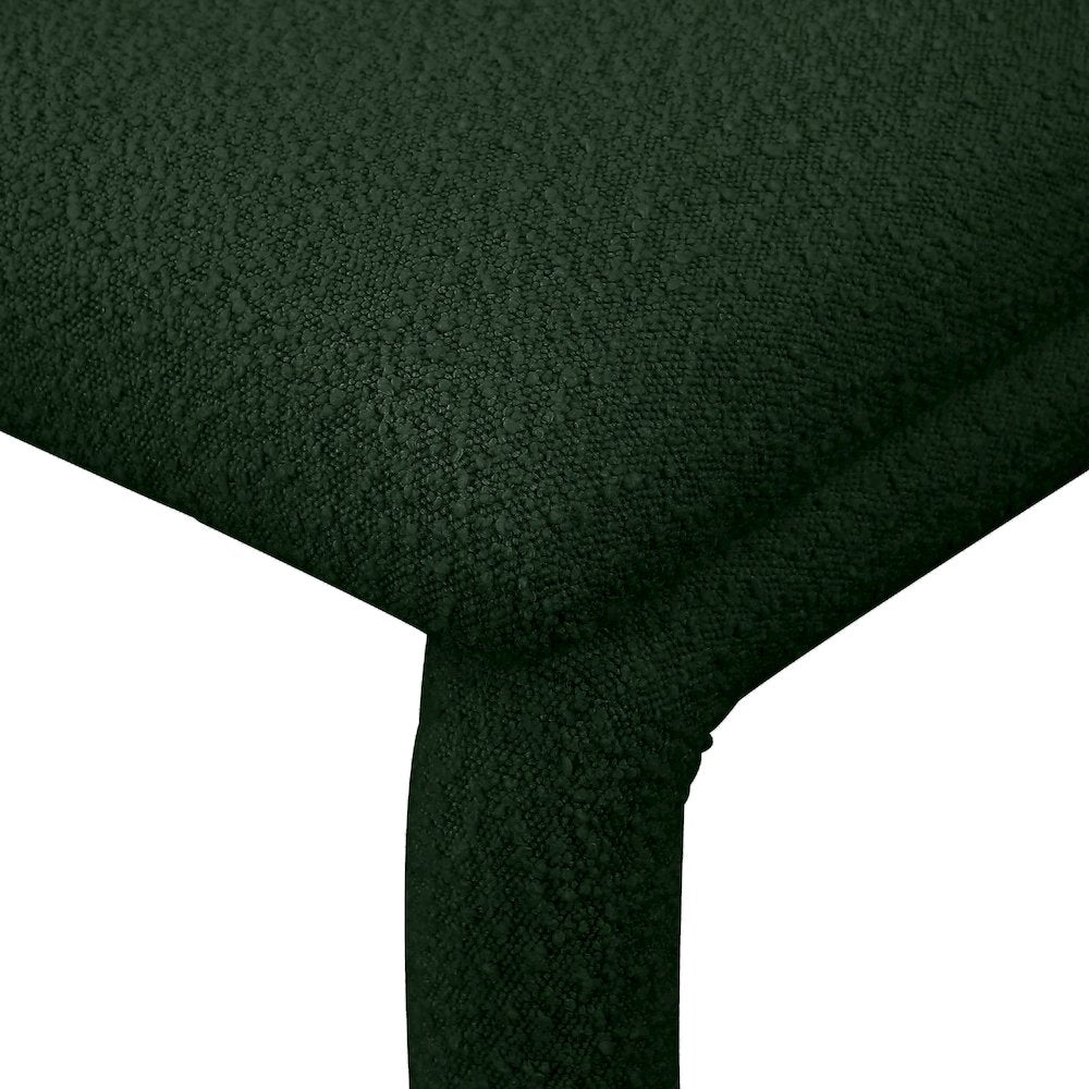 Xena Green Boucle Fabric Accent/Dining Chair
