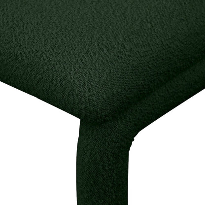 Xena Green Boucle Fabric Accent/Dining Chair