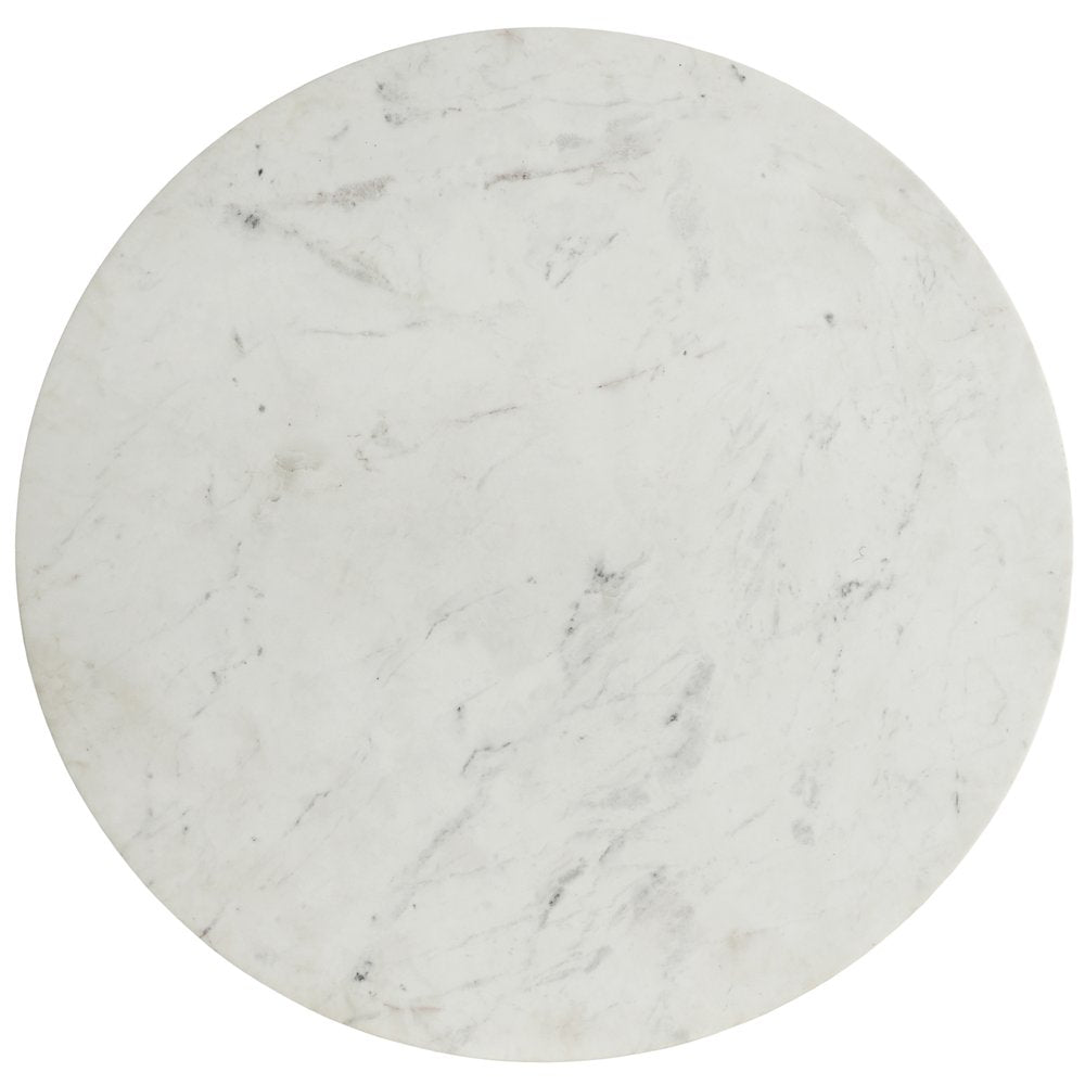 Emery White Marble Dining Table