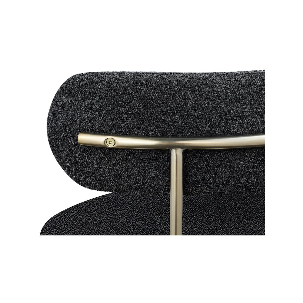 Beacon Black Boucle Fabric Dining Chair, Set of 2