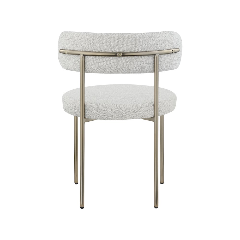 Beacon Cream Boucle Fabric Dining Chair, Set of 2