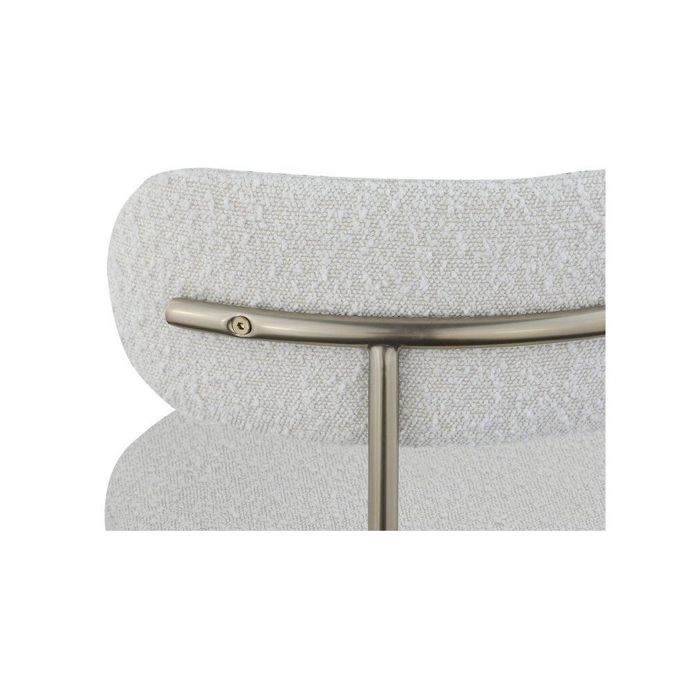 Beacon Cream Boucle Fabric Dining Chair, Set of 2
