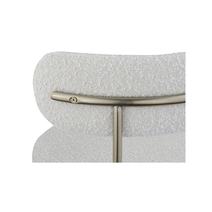 Beacon Cream Boucle Fabric Dining Chair, Set of 2