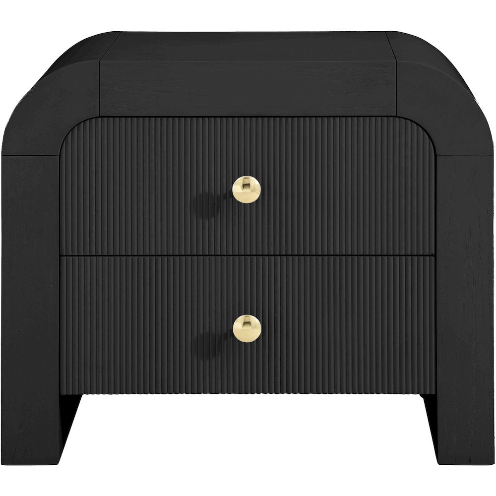 Artisto Black Night Stand
