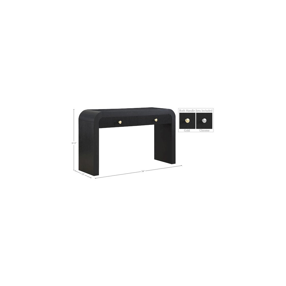 Artisto Black Console Table
