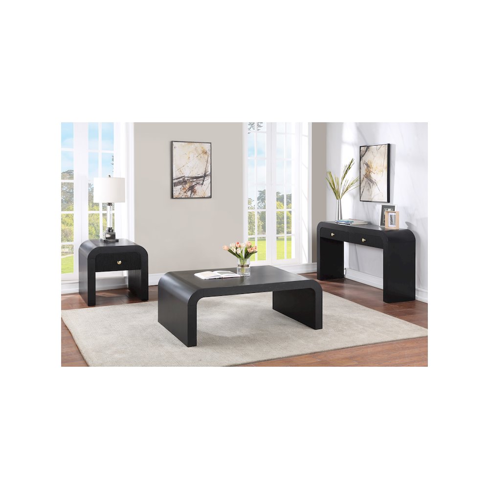 Artisto Black Console Table