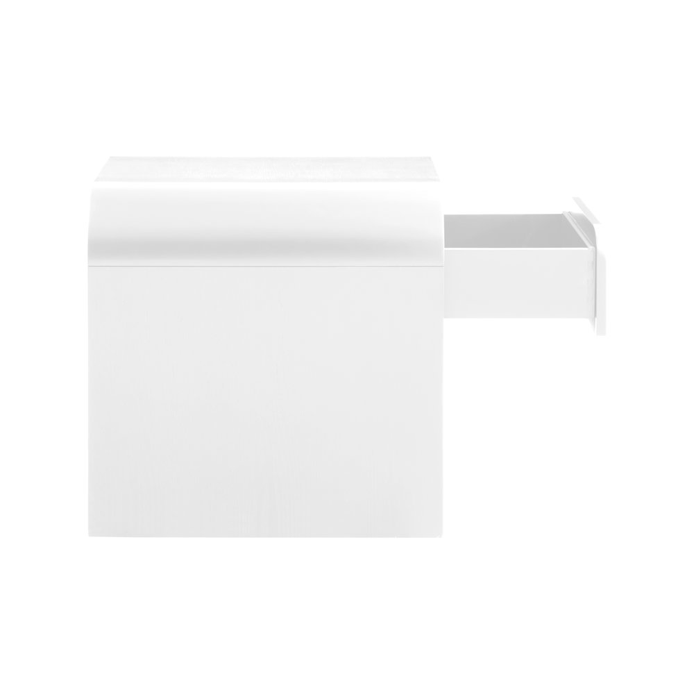 Artisto White End Table