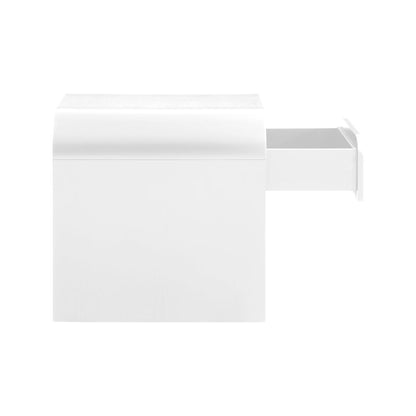 Artisto White End Table
