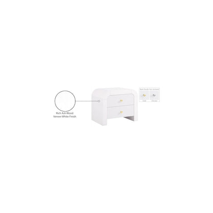 Artisto White Night Stand