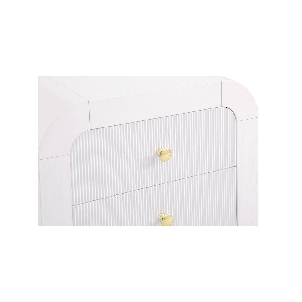 Artisto White Night Stand