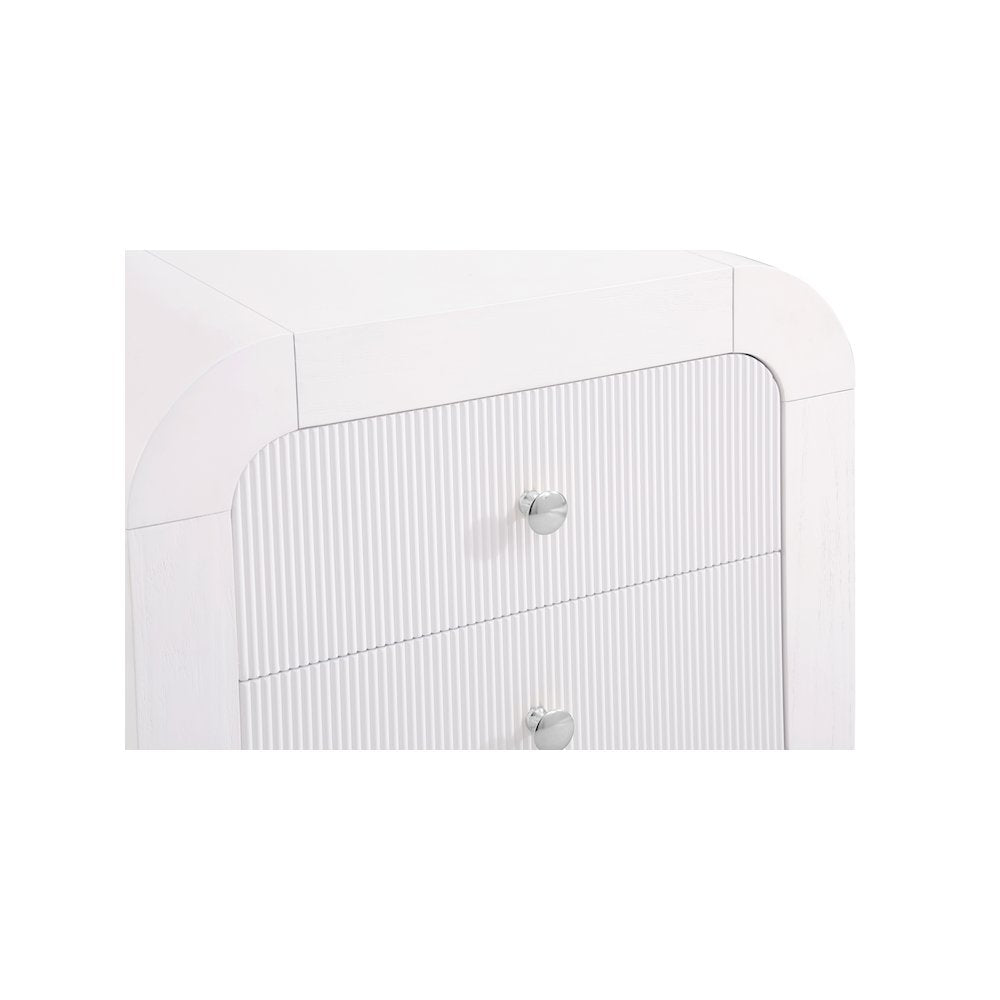 Artisto White Night Stand