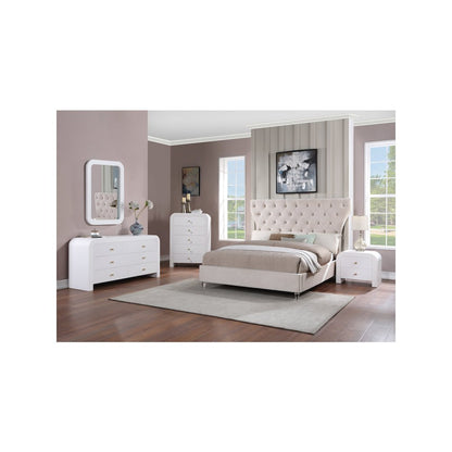 Artisto White Night Stand