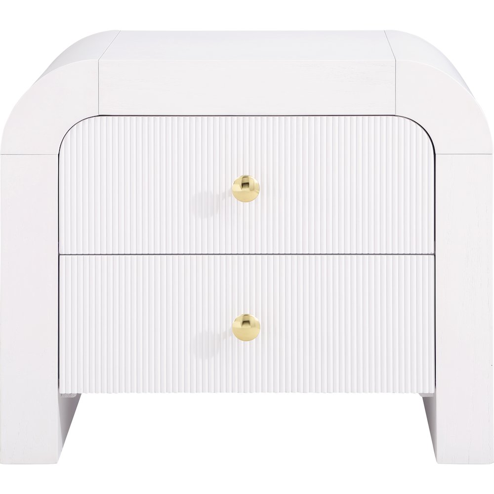 Artisto White Night Stand