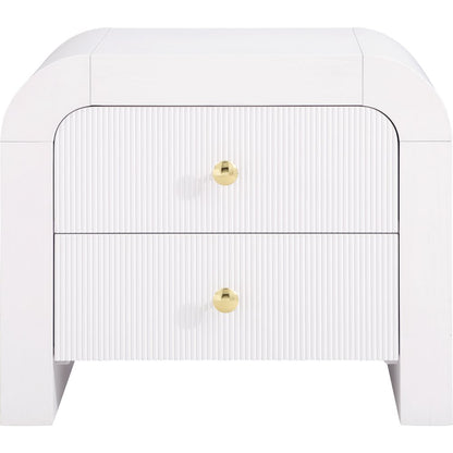 Artisto White Night Stand