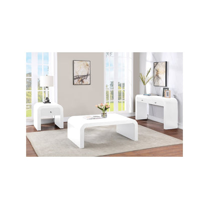 Artisto White Console Table
