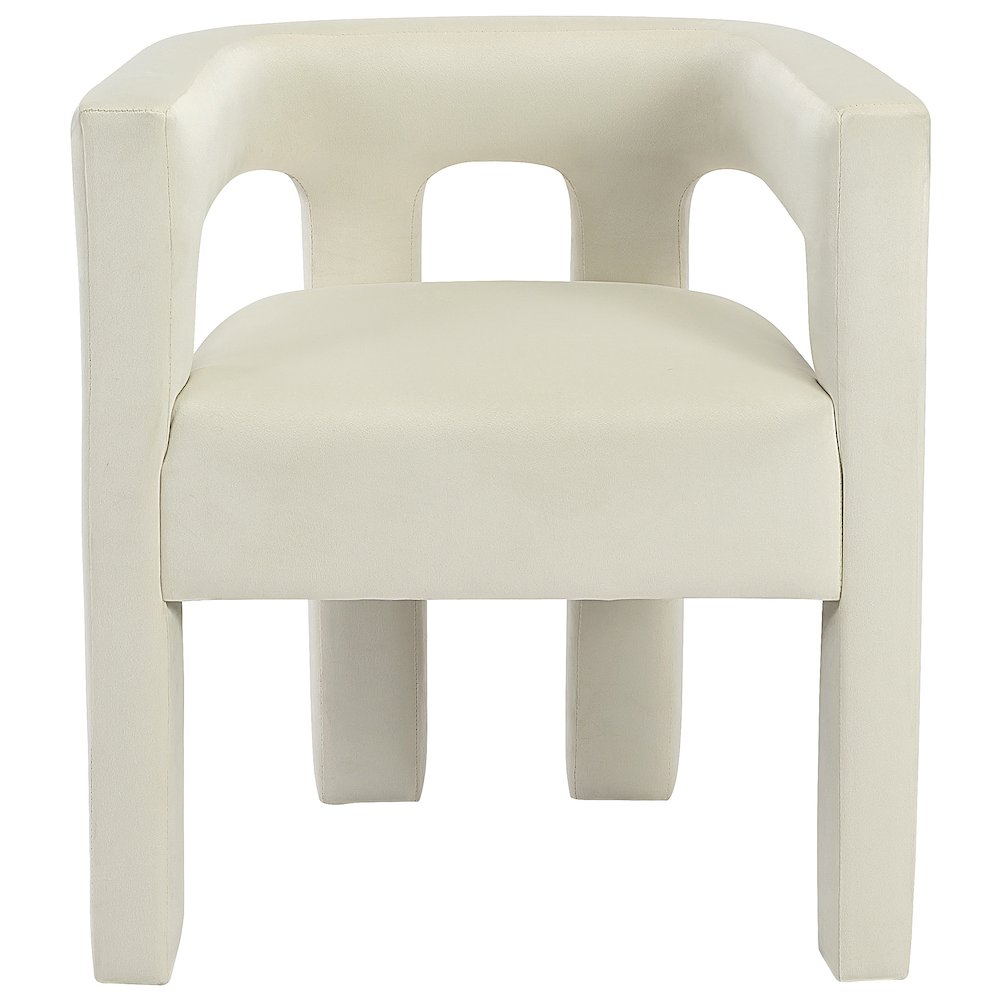 Athena Cream Velvet Dining Chair