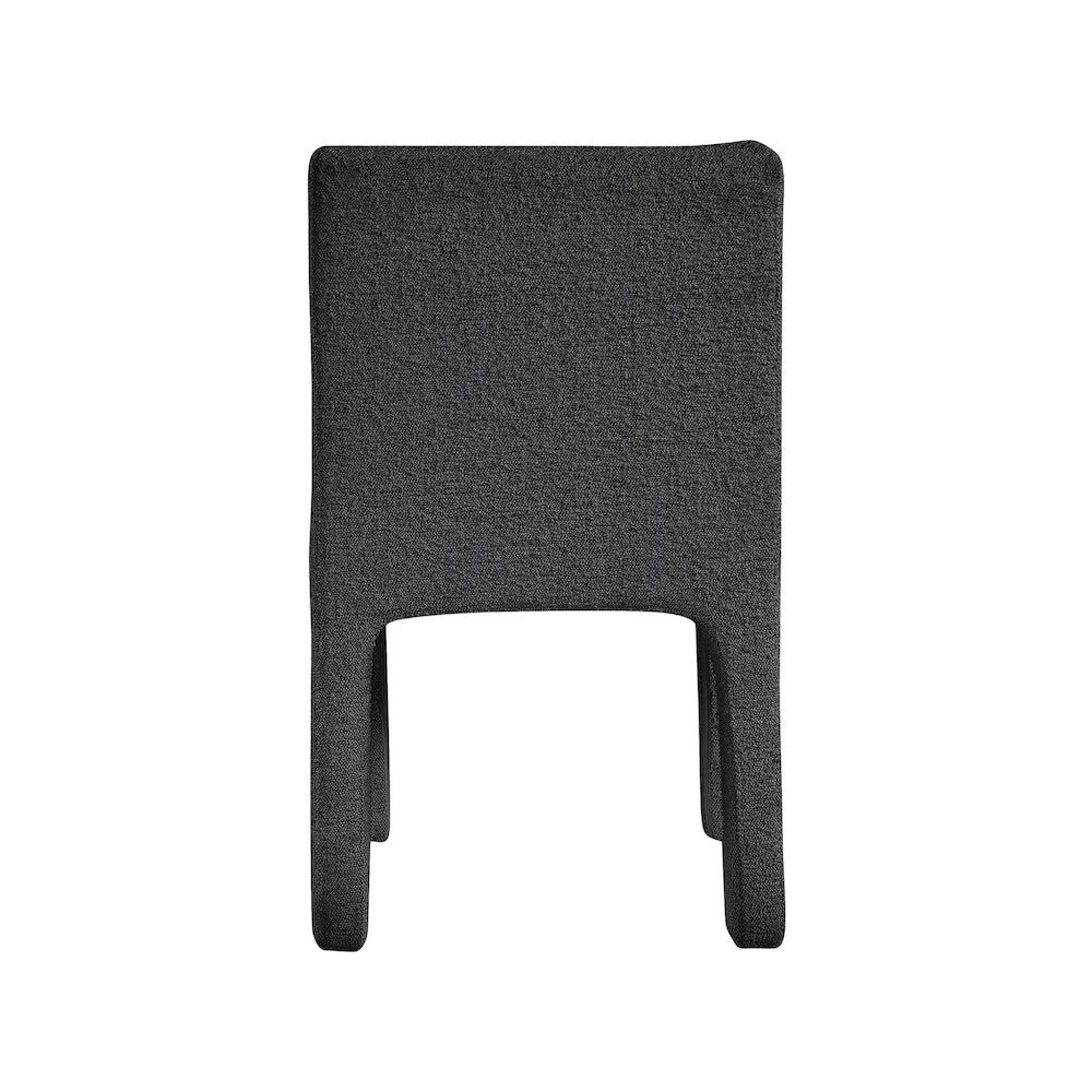 Kai Black Boucle Fabric Dining Chair, Set of 2