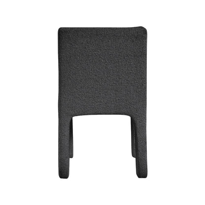 Kai Black Boucle Fabric Dining Chair, Set of 2