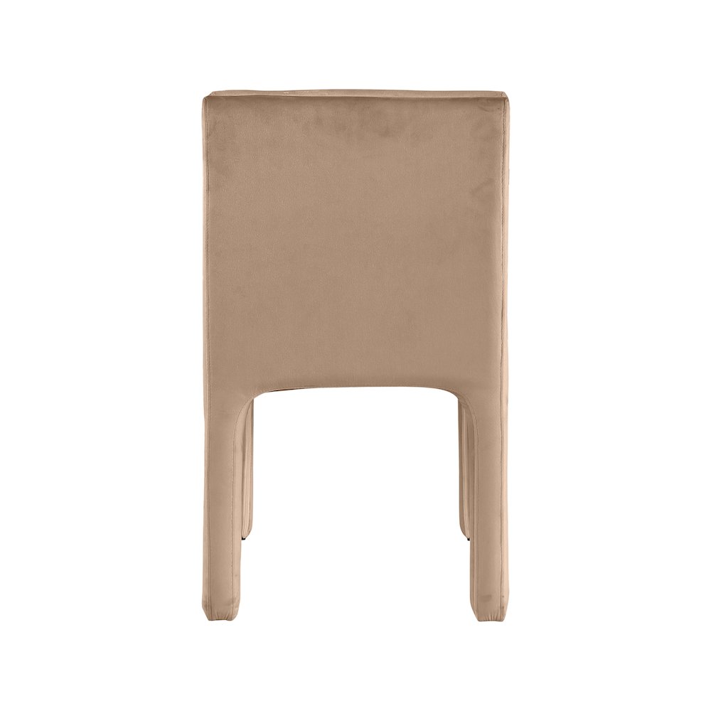 Kai Beige Velvet Dining Chair, Set of 2