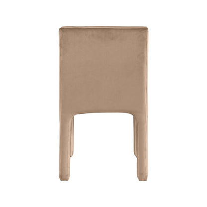 Kai Beige Velvet Dining Chair, Set of 2