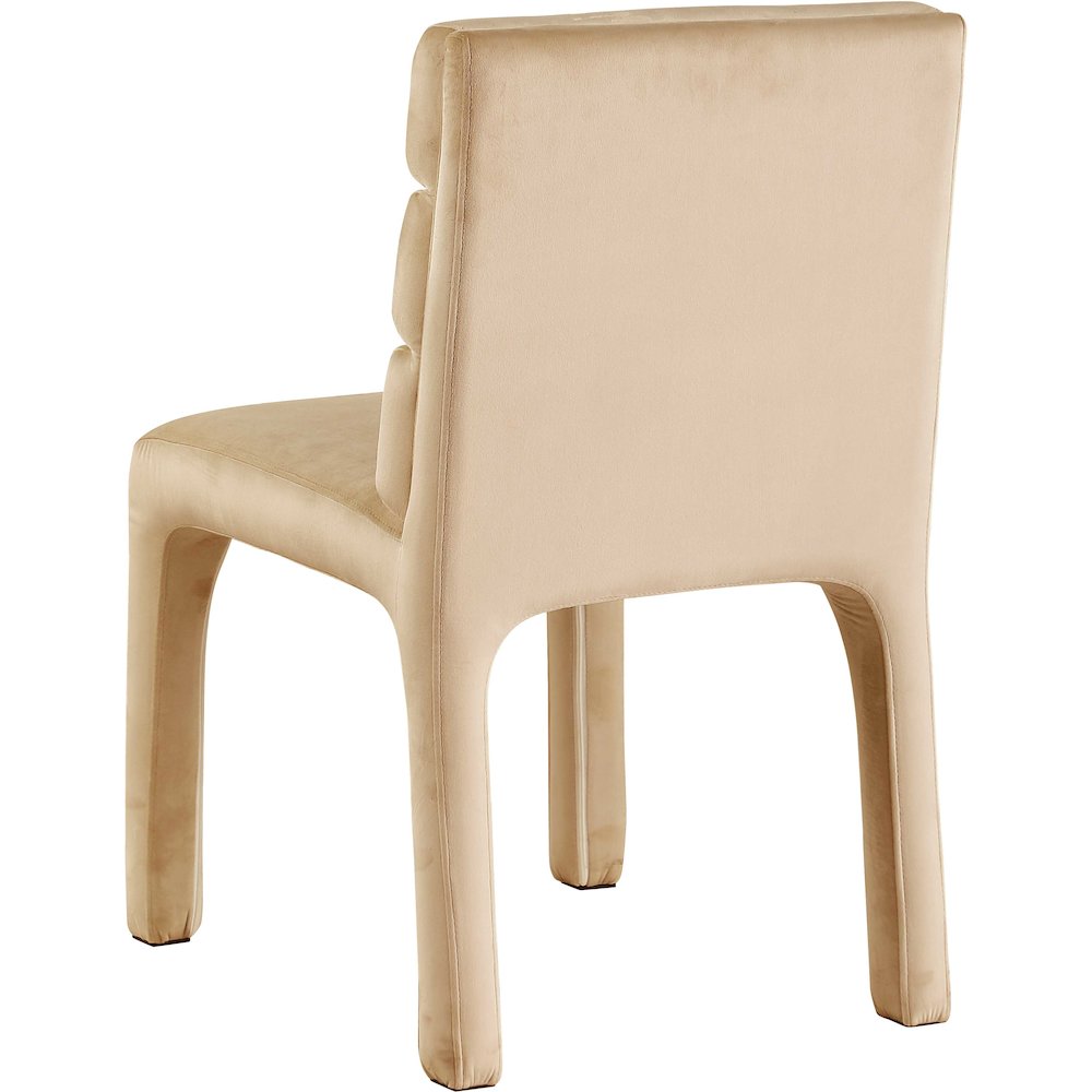 Kai Camel Velvet Dining Chair, Set of 2