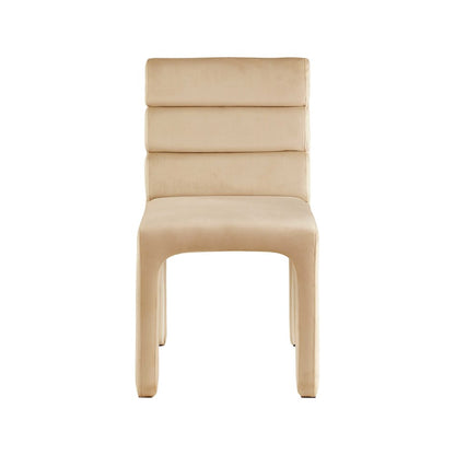 Kai Camel Velvet Dining Chair, Set of 2