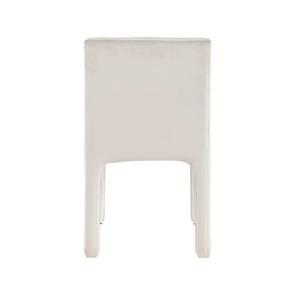 Kai Cream Velvet Dining Chair, Set of 2