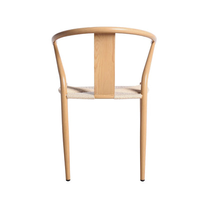 Beck Beige Hand Woven Rope Dining Chair, Set of 2