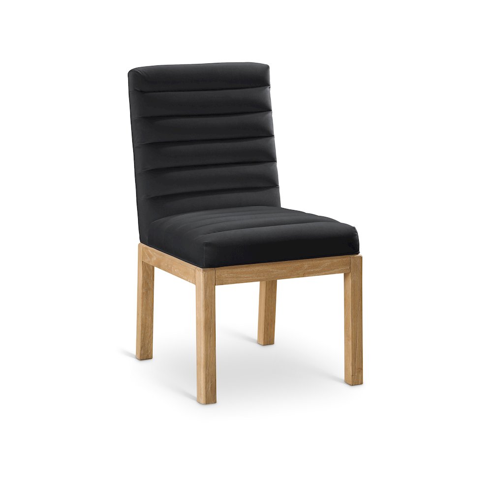 Evelyn Black Velvet Dining Chair