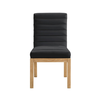 Evelyn Black Velvet Dining Chair