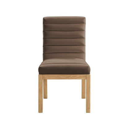 Evelyn Brown Velvet Dining Chair