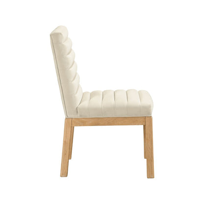 Evelyn Cream Velvet Dining Chair