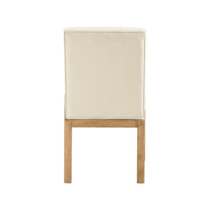 Evelyn Cream Velvet Dining Chair