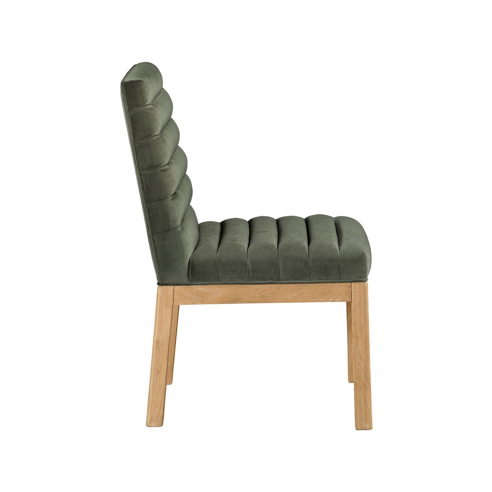 Evelyn Green Velvet Dining Chair
