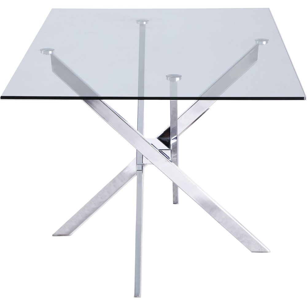 Xander Chrome Dining Table