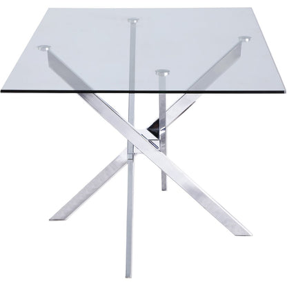 Xander Chrome Dining Table