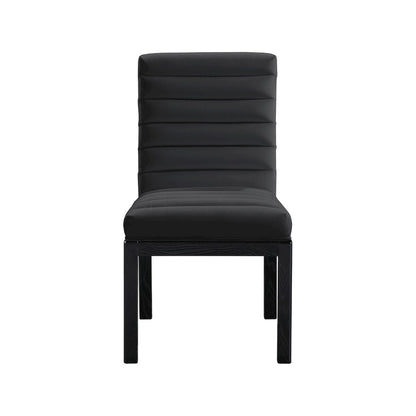 Evelyn Black Velvet Dining Chair