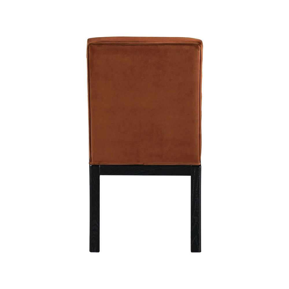 Evelyn Cognac Velvet Dining Chair